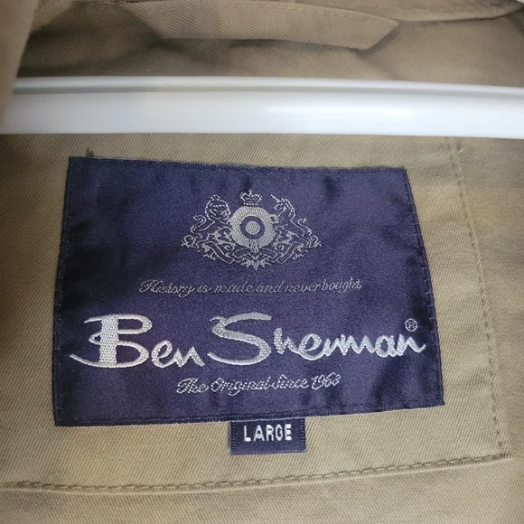 Ben Sherman Tan Light weight Jacket - Picture 3 of 7
